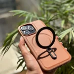 قاب چرمی مگ سیف استند شو فلزی