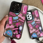 قاب استیکر Barbie آینه ای