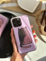 قاب گربه صورتی آکواریومی Meow - Image 5