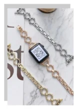 بند اپل واچ فلزی طرح رینگی Gucci design - Image 8