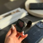 بند اپل واچ چرم قفل مگنتی مشکی