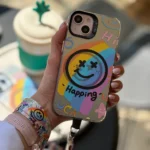 قاب Happy Face colourful با بند