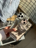 قاب پروانه باز شو نقره ای
