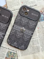 قاب Black Design گل نقره ای - Image 5