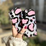 قاب آیفون پلنگی Romantic Pink