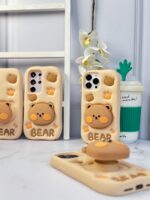 قاب Bear سیلیکونی استند شو آیفون ، سامسونگ ، شیائومی - Image 6