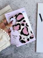 قاب آیفون پلنگی Romantic Pink - Image 3