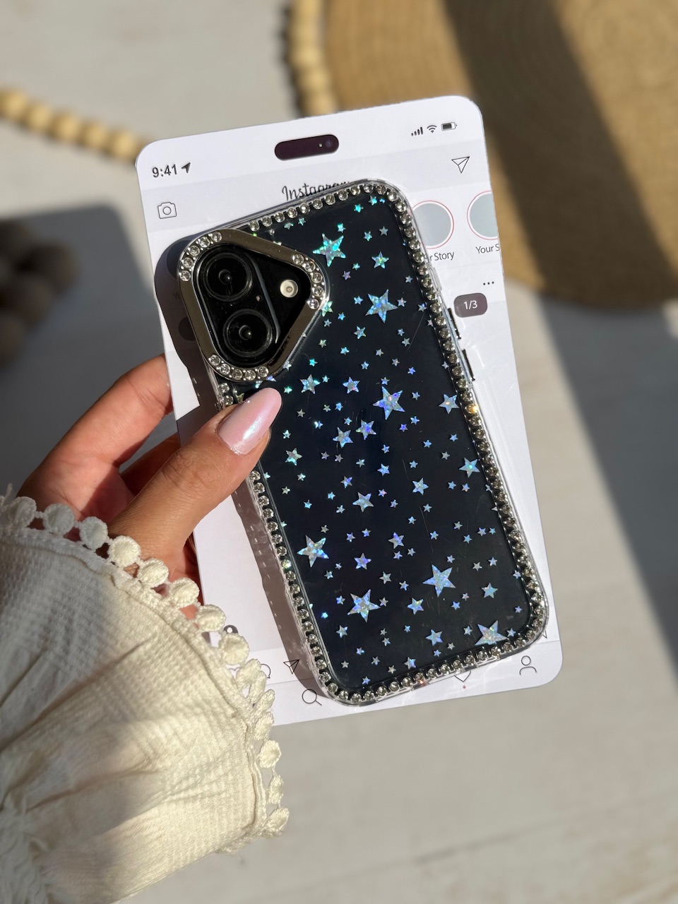 قاب ستاره بارون نگین دار