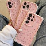قاب Peachy Flowers & butterfly آیفون ، سامسونگ ، شیائومی