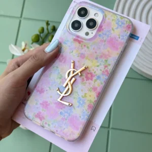 قاب آیفون YSL Pink Garden