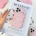 قاب آیفون Pink Paws با آویز