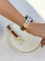 بند اپل واچ چرمی پیشی - Image 3
